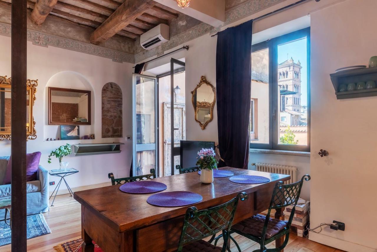 Trastevere Elegant Apartment Rome Bagian luar foto