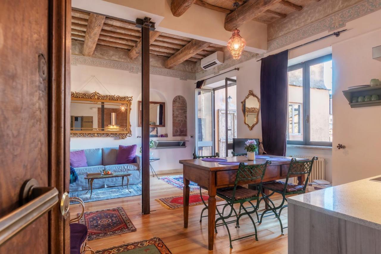 Trastevere Elegant Apartment Rome Bagian luar foto